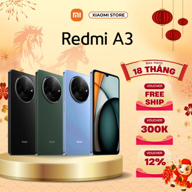 Điện thoại Xiaomi Redmi A3 / A5  3GB/64GB - 4GB/128GB  - Chính hãng bảo hành 18 tháng (Nguyên Seal) - Ảnh 7