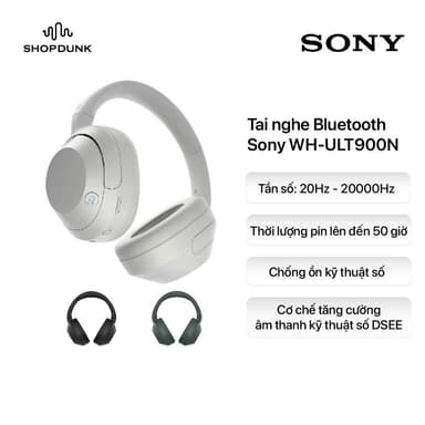 So sánh giá Tai Nghe Không Dây Bluetooth Chụp Tai Sony WH-ULT900N - Chống Ồn Tốt rẻ nhất?