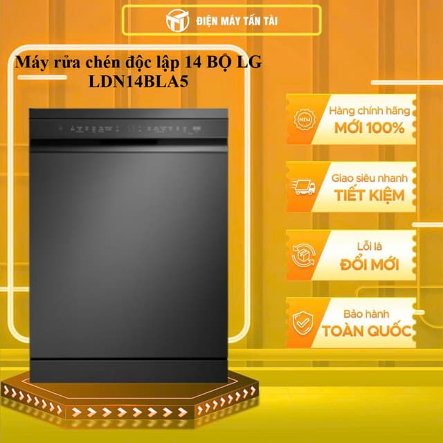 LDN14BLA5 - Máy rửa chén độc lập 14 BỘ LG LDN14BLA5 - GIAO TOÀN QUỐC - Ảnh 12