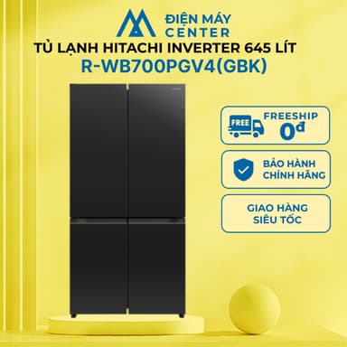 So sánh giá Tủ lạnh Hitachi Inverter 645 lít Multi Door R-WB700PGV4(GBK) - Làm đá tự động - Bảo hành 24 tháng rẻ nhất?