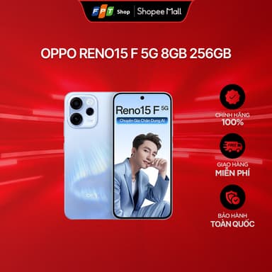 So sánh giá [Chỉ GH tận nơi] Điện thoại OPPO Reno15 F 5G 8GB 256GB CPH2801 rẻ nhất?