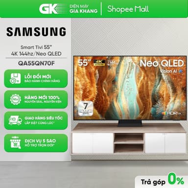 So sánh giá QA55QN70F Smart Tivi Neo QLED Samsung AI 4K 55 Inch [Toàn Quốc] rẻ nhất?
