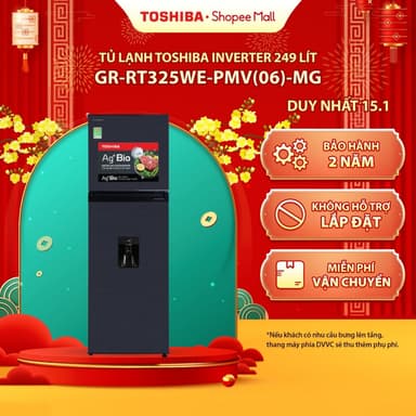 So sánh giá [Freeship] Tủ lạnh Toshiba Inverter 249 lít GR-RT325WE-PMV(06)-MG - Bảo hành chính hãng 2 năm rẻ nhất?