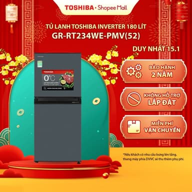 So sánh giá Tủ lạnh Toshiba Inverter 180 lít GR-RT234WE-PMV(52) - Hàng chính hãng, bảo hành 2 năm rẻ nhất?