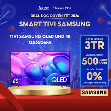 So sánh giá QA65Q6FA - Smart Tivi QLED Samsung 4K 65 inch rẻ nhất?