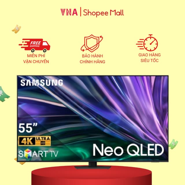 GIAO HỎA TỐC | QA55QN85D | Smart Tivi Neo QLED Samsung AI 4K 55 inch QA55QN85D - Chính hãng bảo hành 24 tháng - Ảnh 8