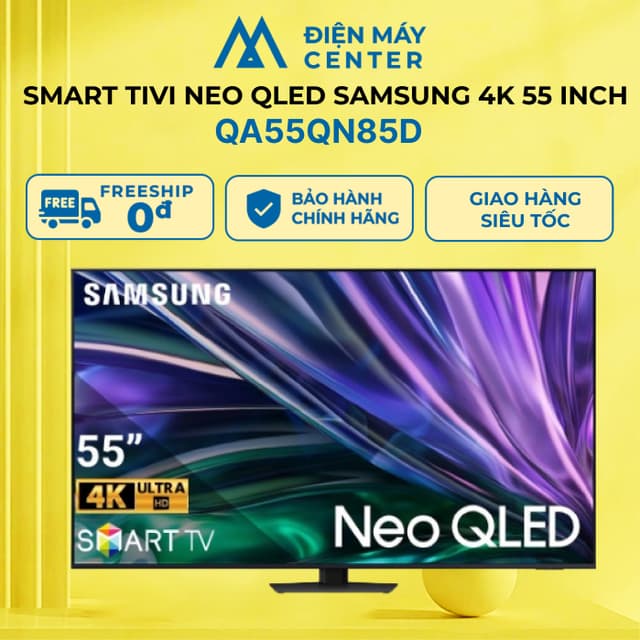 GIAO HỎA TỐC | QA55QN85D | Smart Tivi Neo QLED Samsung AI 4K 55 inch QA55QN85D - Chính hãng bảo hành 24 tháng - Ảnh 7