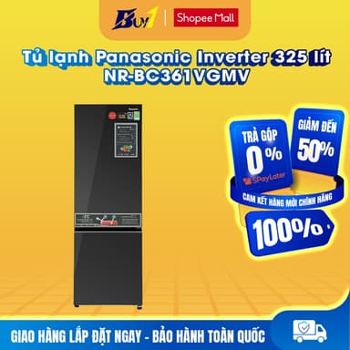 So sánh giá NR-BC361VGMV - Tủ lạnh Panasonic Inverter 325 lít NR-BC361VGMV - Hàng chính hãng rẻ nhất?