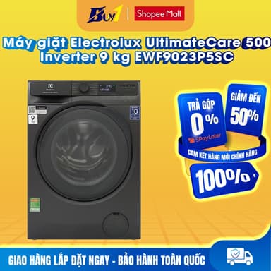 So sánh giá EWF9023P5SC - Máy giặt Electrolux UltimateCare 500 Inverter 9 kg EWF9023P5SC - Hàng chính hãng rẻ nhất?