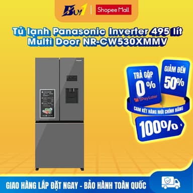 So sánh giá NR-CW530XMMV - Tủ lạnh Panasonic Inverter 495 lít Multi Door PRIME+ Edition NR-CW530XMMV - Hàng chính hãng rẻ nhất?