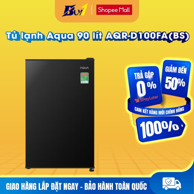AQR-D100FA(BS) - Tủ lạnh Aqua 90 lít AQR-D100FA(BS) - Hàng chính hãng - Ảnh 2