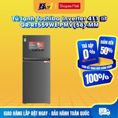 So sánh giá GR-RT559WE-PMV(58)-MM - Tủ lạnh Toshiba Inverter 411 lít GR-RT559WE-PMV(58)-MM - Hàng chính hãng rẻ nhất?