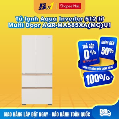 So sánh giá AQR-MA585XA(MC)U1 - Tủ lạnh Aqua Inverter 512 lít Multi Door AQR-MA585XA(MC)U1 - Hàng chính hãng rẻ nhất?