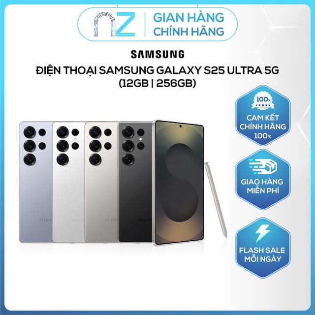 Điện thoại Samsung Galaxy S25 Ultra 5G (12GB | 256GB) - Nguyên Seal - Bảo hành 12TH - Ảnh 3