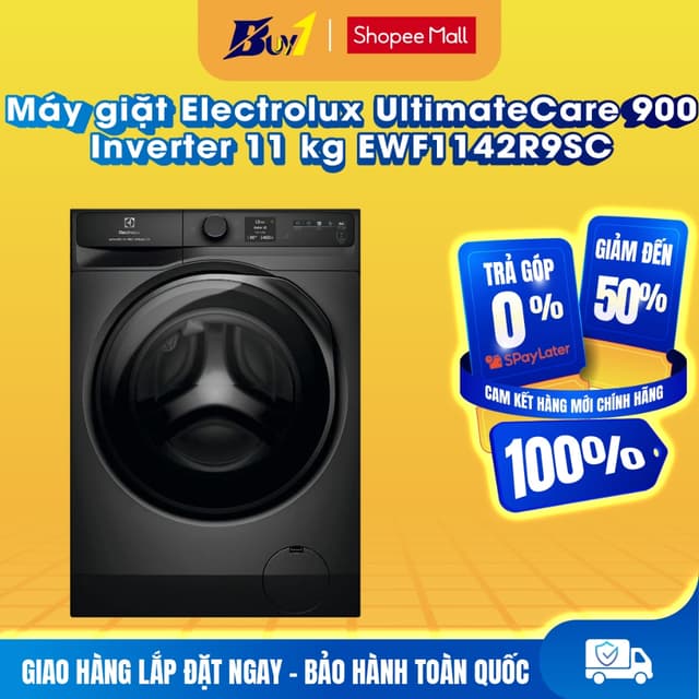 EWF1142R9SC - Máy giặt Electrolux UltimateCare 900 Inverter 11 kg EWF1142R9SC - Hàng chính hãng - Ảnh 10