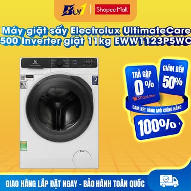 So sánh giá EWW1123P5WC - Máy giặt sấy Electrolux UltimateCare 500 Inverter giặt 11/7 kg EWW1123P5WC - Hàng chính hãng rẻ nhất?