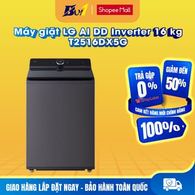 So sánh giá T2516DX5G - Máy giặt LG AI DD Inverter 16 kg T2516DX5G - Hàng chính hãng rẻ nhất?
