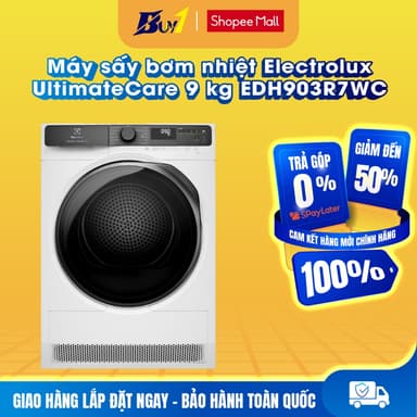 So sánh giá EDH903R7WC - Máy sấy bơm nhiệt Electrolux UltimateCare 9 kg EDH903R7WC - Hàng chính hãng rẻ nhất?