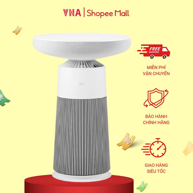Máy lọc không khí kết hợp Loa LG PuriCare Aero Speaker AS20GSHU0 46W - Ảnh 9