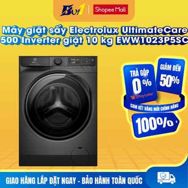 So sánh giá Máy giặt sấy Electrolux UltimateCare 500 Inverter giặt 10/7 kg EWW1023P5SC - Hàng chính hãng rẻ nhất?