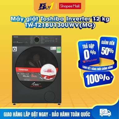 So sánh giá TW-T21BU130UWV(MG) - Máy giặt Toshiba Inverter 12 kg TW-T21BU130UWV(MG) - Hàng chính hãng rẻ nhất?