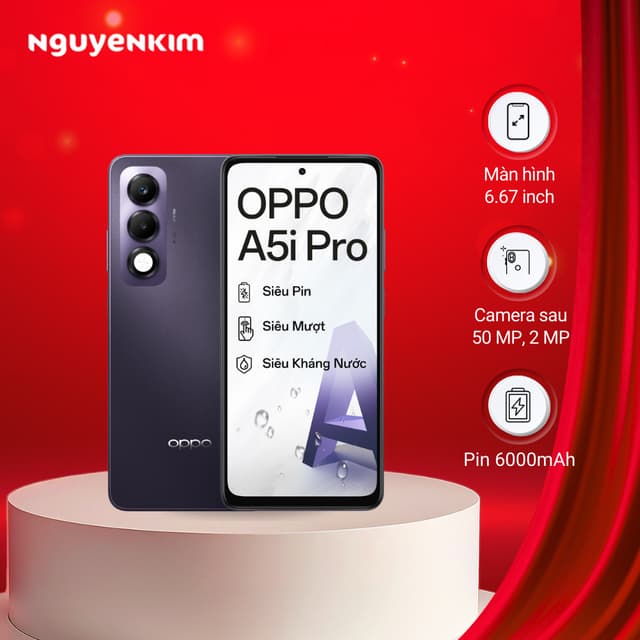 Điện thoại OPPO A5i Pro 8GB/128GB (CPH2755) Tím - Ảnh 11
