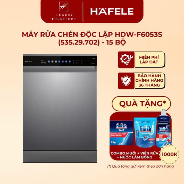 Máy rửa chén độc lập Hafele HDW-F6053S 535.29.702 - Ảnh 10