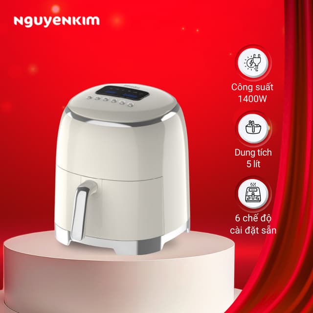Nồi chiên không dầu Paveden 5 lít PAF-515BE - Ảnh 7