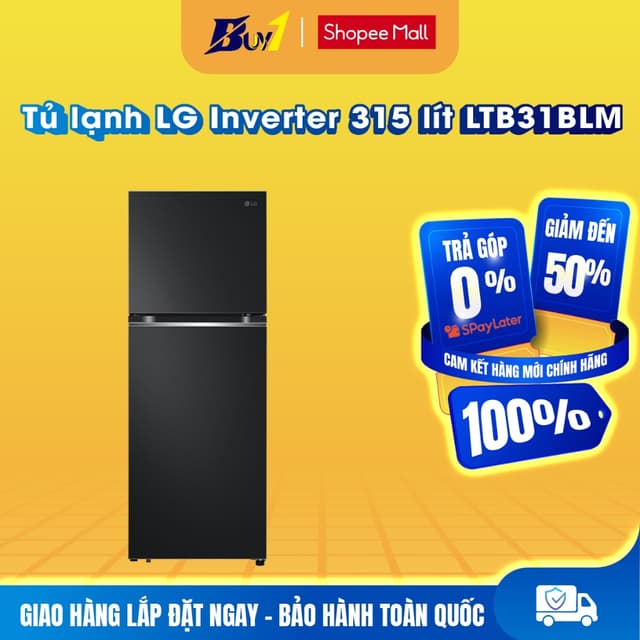 LTB31BLM - Tủ lạnh LG Inverter 315 lít LTB31BLM - Hàng chính hãng - Ảnh 2