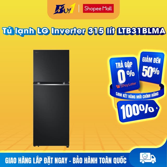 LTB31BLMA - Tủ lạnh LG Inverter 315 lít LTB31BLMA - Hàng chính hãng - Ảnh 1