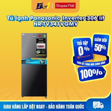So sánh giá NR-TV341VGMV - Tủ lạnh Panasonic Inverter 306 lít NR-TV341VGMV - Hàng chính hãng rẻ nhất?