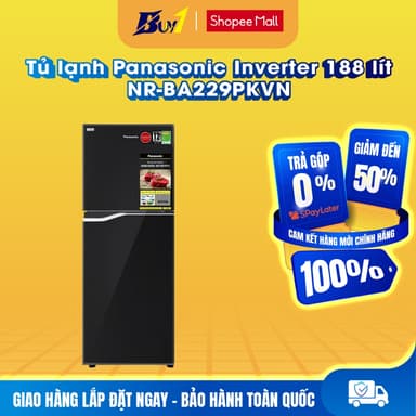 So sánh giá NR-BA229PKVN - Tủ lạnh Panasonic Inverter 188 lít NR-BA229PKVN - Hàng chính hãng rẻ nhất?
