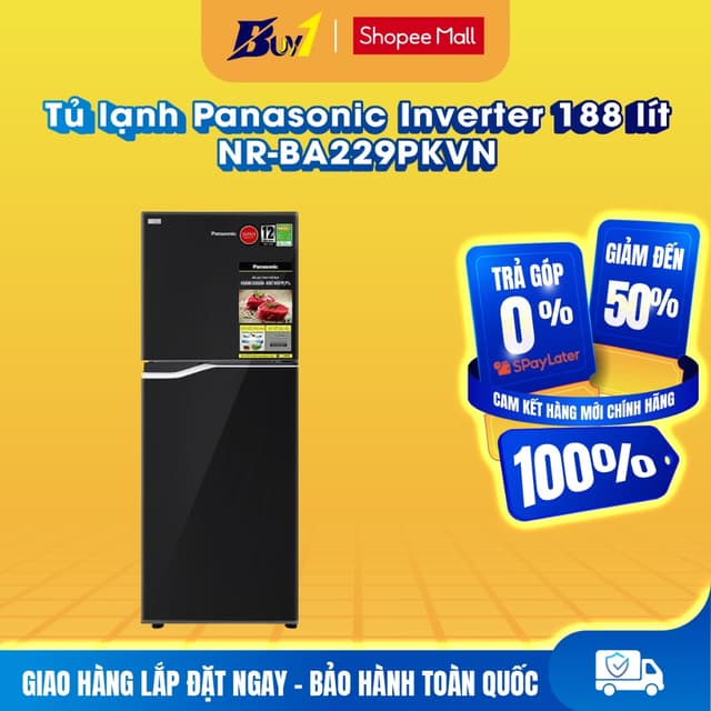 NR-BA229PKVN - Tủ lạnh Panasonic Inverter 188 lít NR-BA229PKVN - Hàng chính hãng - Ảnh 4