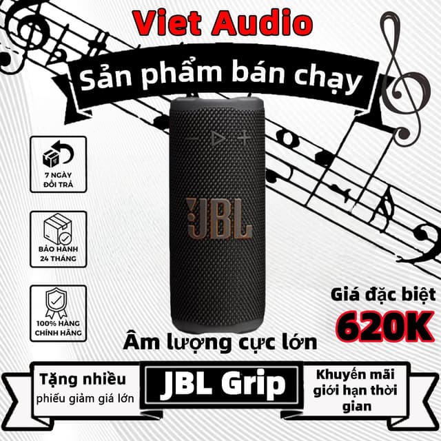 Loa Bluetooth JBL Grip, Bluetooth 5.4 ，ngoài trời,Âm lượng siêu lớn - Ảnh 11