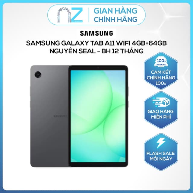 [ Chính Hãng ] Samsung Galaxy Tab A11 Wifi - Nguyên Seal - BH 12 tháng - Ảnh 1