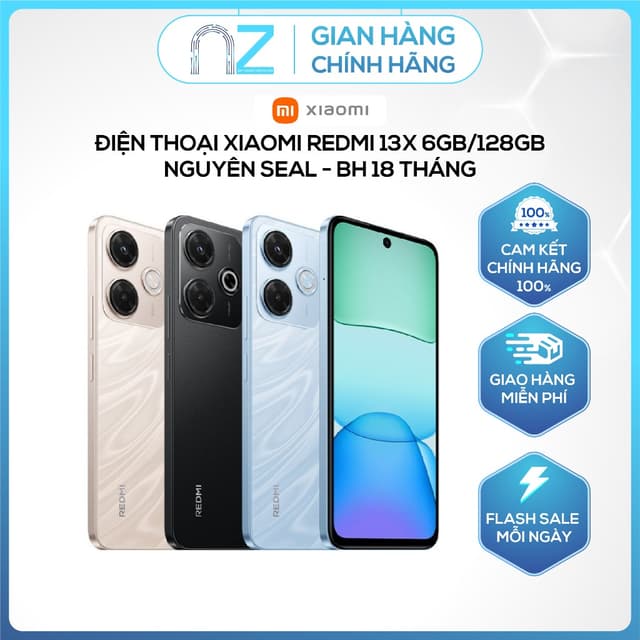 [ Chính Hãng ] Điện Thoại Xiaomi Redmi 13x 6GB/128GB - Nguyên Seal - BH 18 tháng - Ảnh 11