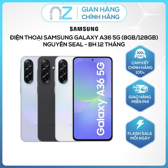 Điện Thoại Samsung Galaxy A36 5G (8GB/128GB) - Nguyên Seal - BH 12 tháng - Ảnh 8