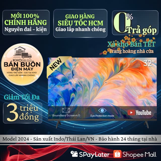 32S3U+ Smart Tivi Coocaa – 32 Inch HD, Âm Thanh Dolby, Bảo Vệ Mắt 32S3U+ - Ảnh 2