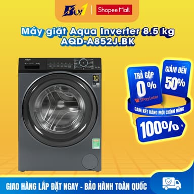 So sánh giá AQD-A852J.BK - Máy giặt Aqua Inverter 8.5 kg AQD-A852J BK - Hàng chính hãng rẻ nhất?