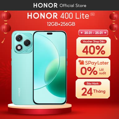 So sánh giá Điện Thoại Honor 400 Lite 5G | Camera 108MP | Pin 5230mAh | RAM 12GB | Bộ nhớ 256GB | BH 24 Tháng rẻ nhất?