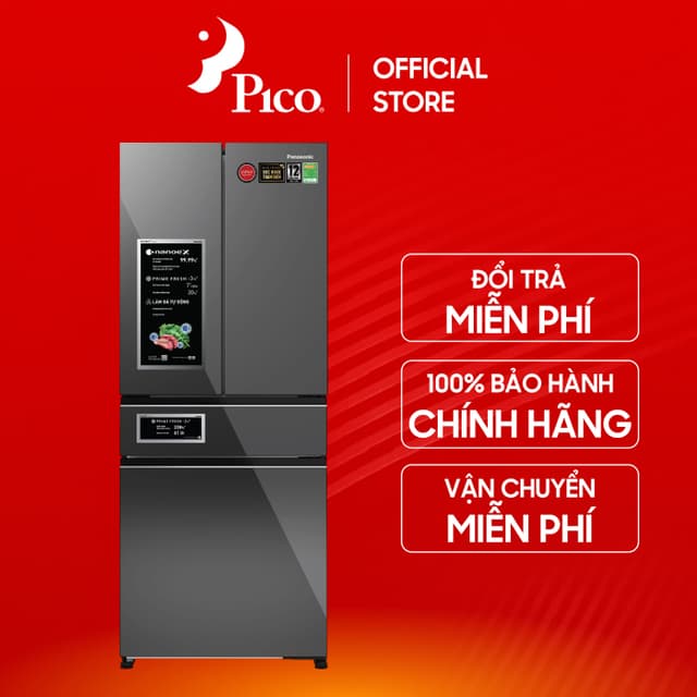 Tủ lạnh Panasonic Inverter 545 lít Multi Door NR-YW590XJKV - Làm đá tự động - Ảnh 7