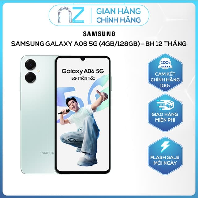 [ Chính Hãng ] Điện Thoại Samsung Galaxy A06 5G (4GB/128GB) - Chính Hãng - Nguyên Seal - Ảnh 8