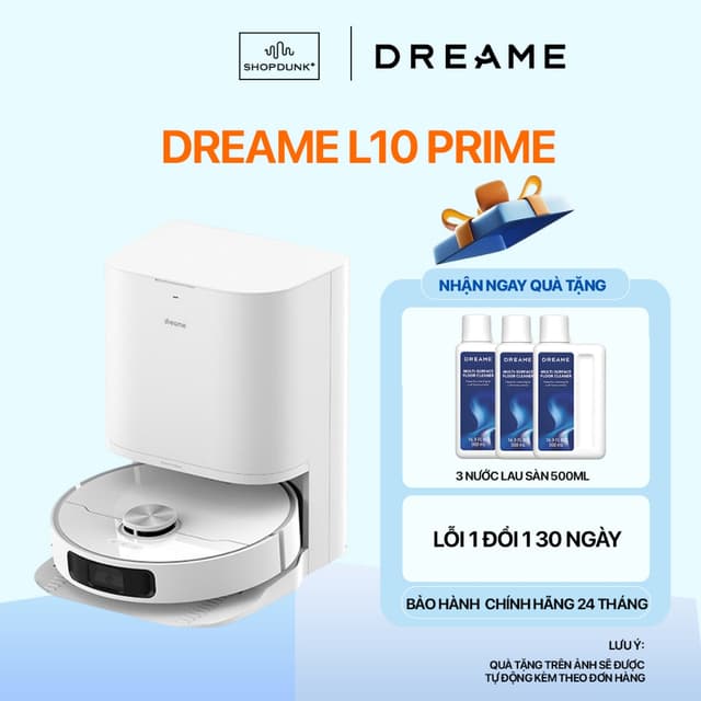 Robot Hút Bụi Lau Nhà Thông Minh Dreame L10 Prime Chính Hãng | Bảo Hành 24 Tháng - Ảnh 11