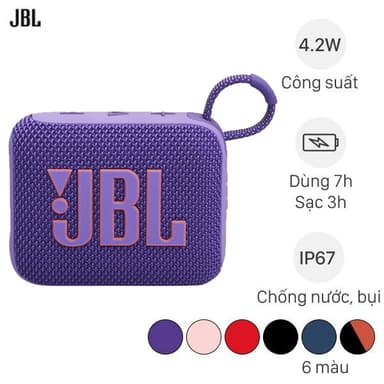 So sánh giá Loa Bluetooth JBL Go 4 Chính Hãng PGI - Âm Thanh JBL Pro Mạnh Mẽ, Chống Nước IP67, Pin 7H, BH 12 Tháng THỜI ĐẠI CÔNG NGH rẻ nhất?