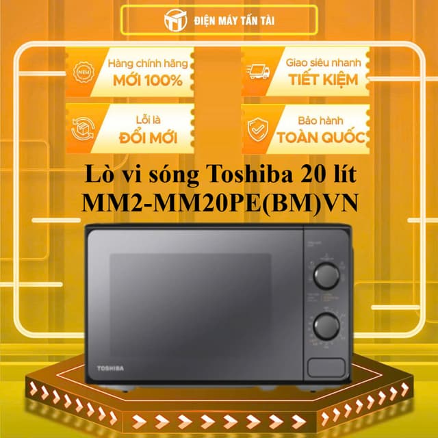 MM2-MM20PE(BM)VN - Lò vi sóng Toshiba 20 lít MM2-MM20PE(BM)VN - GIAO TOÀN QUỐC - Ảnh 4