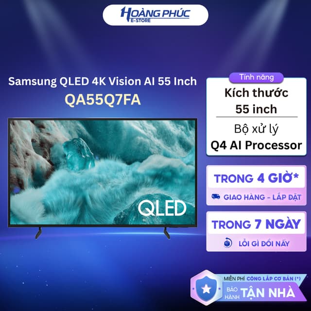QA55Q7FA - Smart Tivi QLED SAMSUNG AI 4K 55 inch QA55Q7FAAKXXV {Toàn Quốc} - Ảnh 9