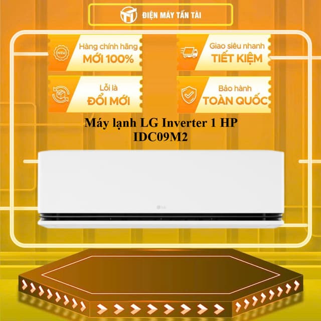 IDC09M2 - Máy lạnh LG Inverter 1 HP IDC09M2 - GIAO TOÀN QUỐC - Ảnh 2