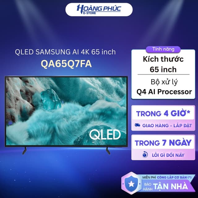 QA65Q7FA - SAMSUNG 65 Inch QLED Q7FA 4K Vision AI Smart TV (2025) QA65Q7FAAKXXV {Toàn Quốc} - Ảnh 8