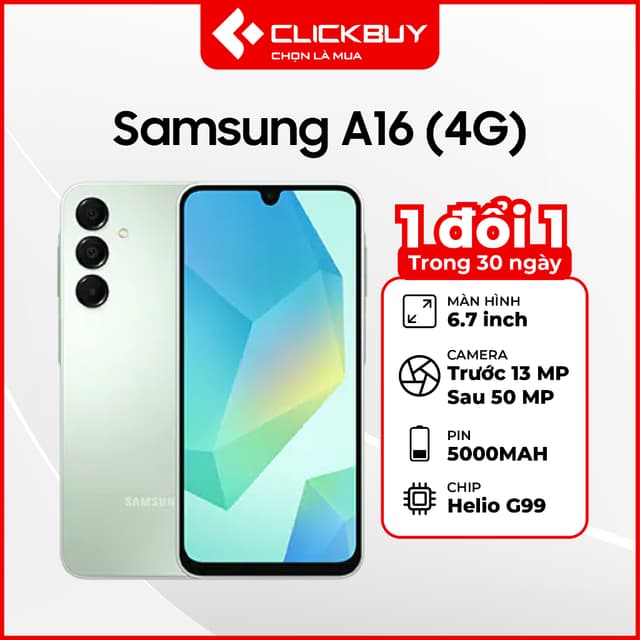 Điện thoại Samsung Galaxy A16 (4G) 4GB 128GB Chính Hãng - Ảnh 9