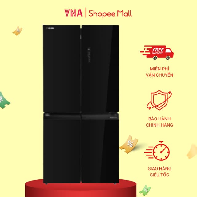 Tủ lạnh Toshiba Inverter 474 lít Multi Door GR-RF611WI-PGV(22)-XK - Chính hãng bảo hành 24 tháng - Ảnh 3